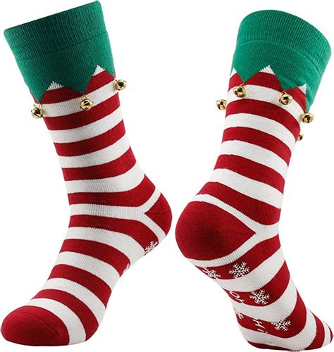 Amazon Com Novelty Funny Gift Socks Gmark Christmas Unisex Colorful Fun Cotton Crew Cute