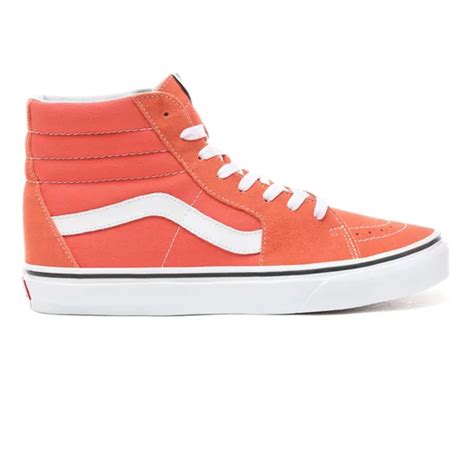 Sk8 Hi Shoes Red Orange Vans