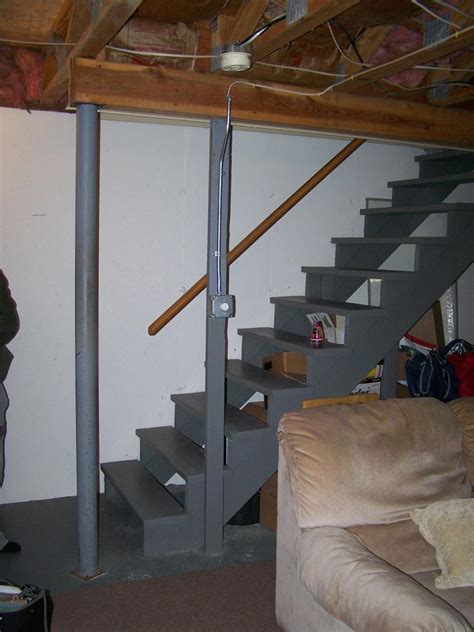 Finishing Basement Steps How To Finish Basement Stairs Flooring