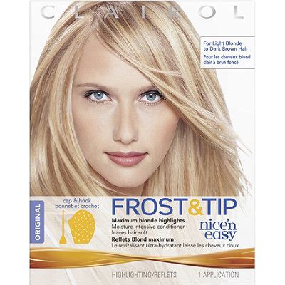 Choose from a range of 4 attractive hair highlighting shades watch the full video. Frost & Tip Nice 'n Easy Maximum Blonde Highlights Kit