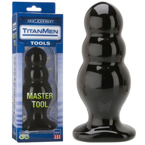 Buy The Titanmen Master Tool 4 Anal Plug Doc Johnson Made In The Usa