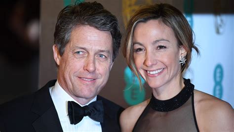 Hugh Grant Steps Out As A Married Man With Wife Anna Eberstein
