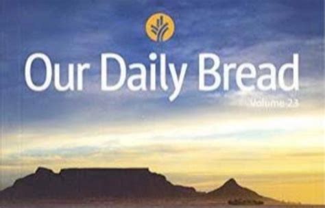 Our Daily Bread Today Odb Devotional January