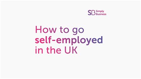 How To Become Self Employed In The Uk Youtube