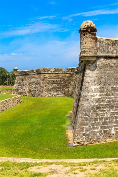 St Augustine Fort Castillo De San Marcos Stock Photo Image Of