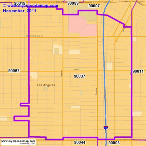 Zip Code Map Of 90037 Demographic Profile Residential Housing