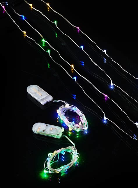 20 Multicolor Mini Lights String Set Of 3