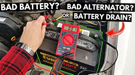 Bad Battery Bad Alternator Or Parasitic Drain Let S Find Out Jonny