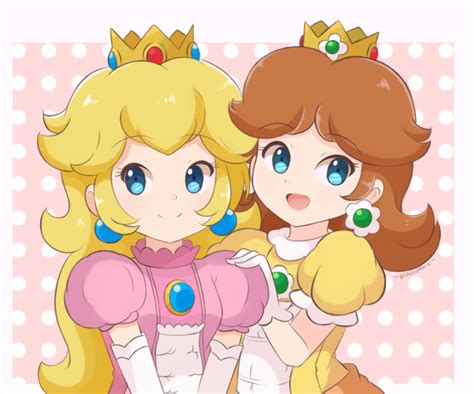 Princess Peach And Princess Daisy Couple Shot By Chocomiru02 On Deviantart Princess Daisy