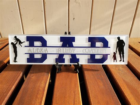 Personalized Dad Tiles Etsy