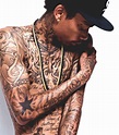 All Wiz Khalifa Tattoos Meanings - Amber Rose, Face & etc.