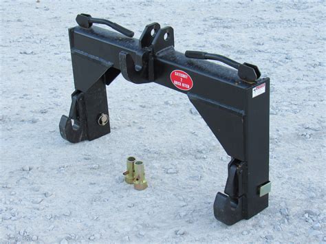 3 Point Quick Hitch With Bushings Fits Cat 2 Tractor Implement