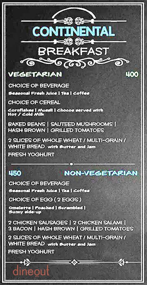 Menu Of Newtown Cafe New Town Kolkata Dineout Discovery