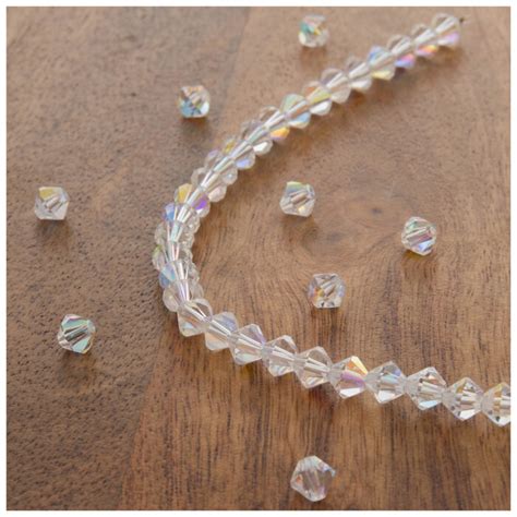 Crystal Ab Bicone Glass Bead Strand 6mm Hobby Lobby 2254373