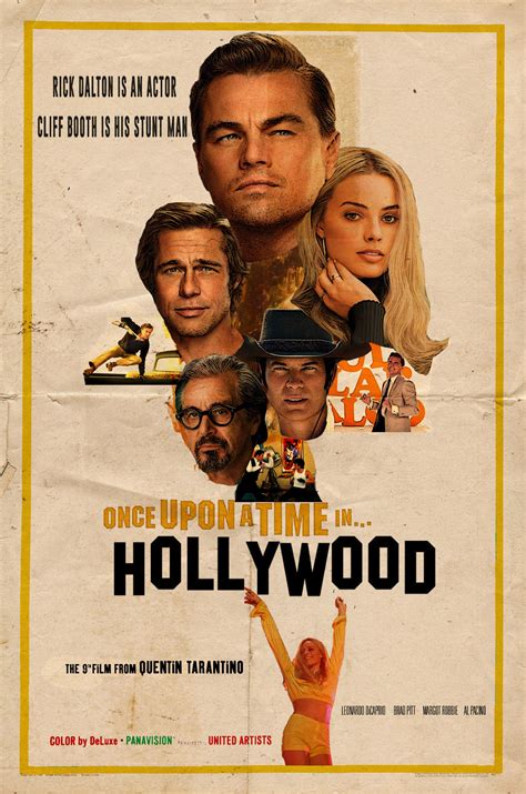 Once Upon A Time In Hollywood Poster Artwork Dapatkan Data