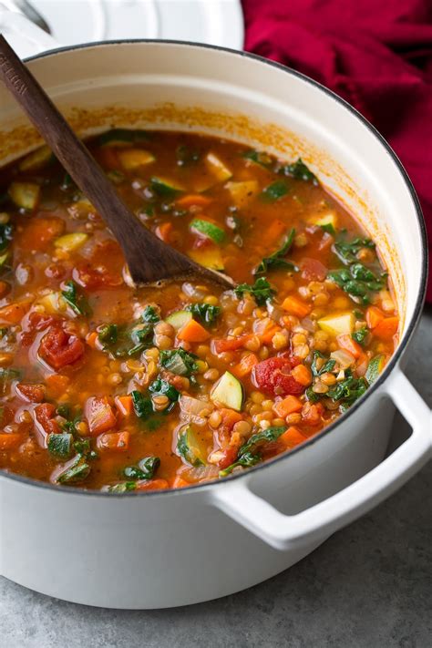 Lentil Soup Italian Vegetable Our Big Step