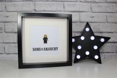 Sons Of Anarchy Framed Custom Lego Minifigure Folksy