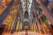 La Sagrada Familia, Barcelona, and it's magical architechture inside ...