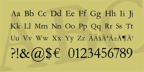 Aquifer Font · 1001 Fonts Currency Symbol Serif Fonts Punctuation