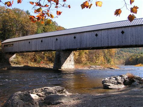 Covered Bridge West Dummerston Vermont Jeanie Flickr