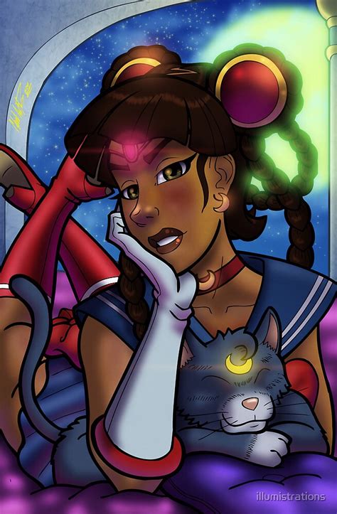 Maybe you would like to learn more about one of these? "African American Sailor Moon" by illumistrations | Redbubble