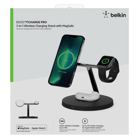 Wholesale Belkin Boost Charge Pro 3 In 1 Magsafe Wireless Charging