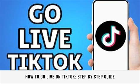 How To Go Live On Tiktok Step By Step Guide