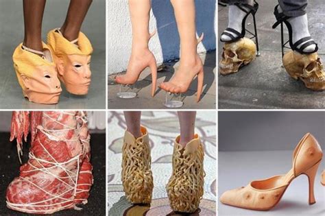 Crimes Against Shoe Manity Reveals The Worlds Ugliest Shoes Including Heels Decorated With