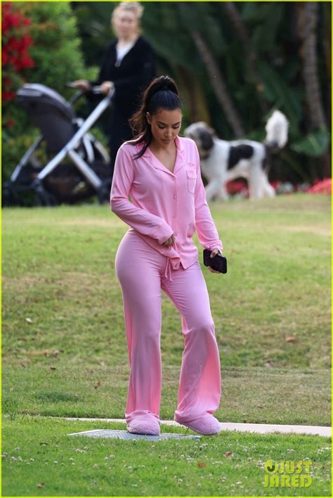 Kim Khloe And Kourtney Kardashians Are Barbie Girls In Hot Pink Looks Photo Khloe