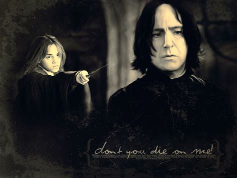 I Think Severus Snape Seriously Loves Hermione Granger Yahoo Answers