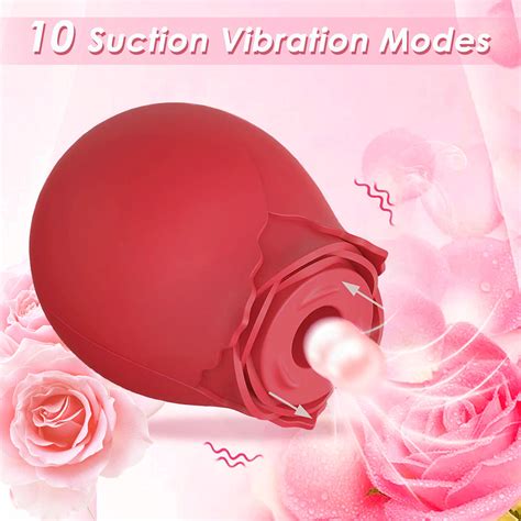 Rose Sucking Vibrator Clit Sucker Dildo G Spot Massager Sex Toy Women 10 Speed Ebay
