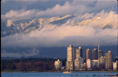 Vancouver Mountains World Beautiful City Vancouver British Columbia
