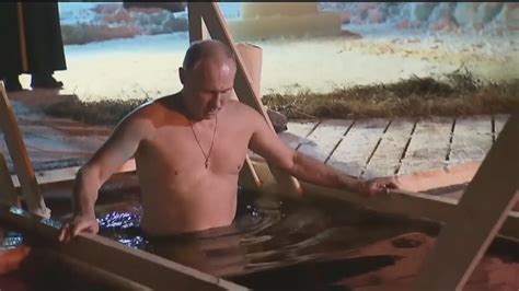 Shirtless Vladimir Putin Takes Dip In Icy Russian Lake For The Epiphany Good Morning America