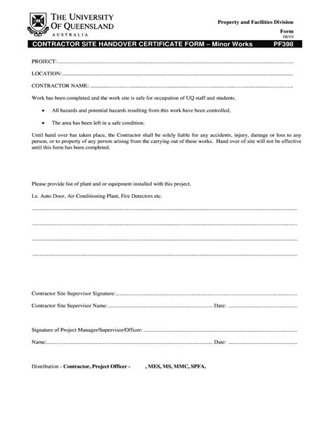 Handing Over Taking Over Format Word Fill Out And Sign Online Dochub