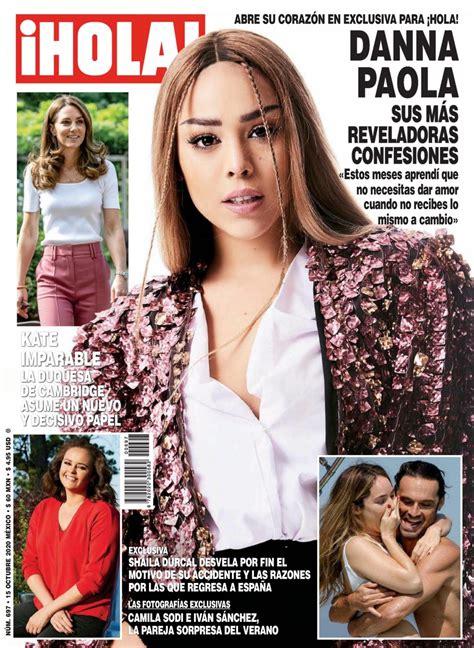 ¡hola México Issue 697 Octubre 08 15 2020 Magazine
