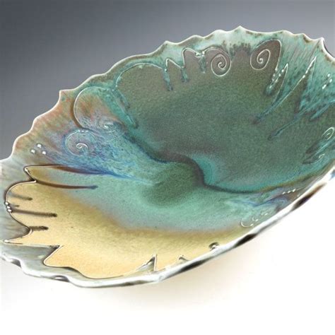 Large Porcelain Pottery Bowl Functional Art By Botanic2ceramic