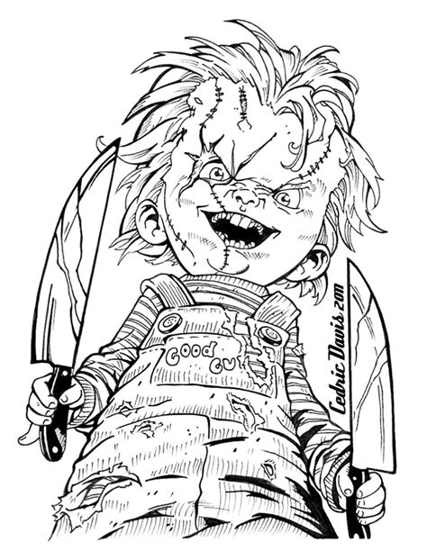 Printable scary clown pennywise coloring page. 36 best images about HORROR ADULT COLORING PAGES on ...