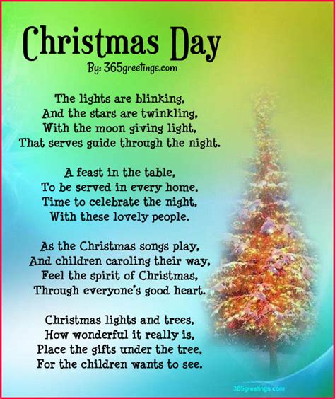 Cute Christmas Poems For Friends
