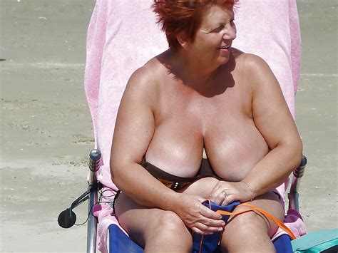 Busty Granny On The Beach Mixed Pics Xhamster