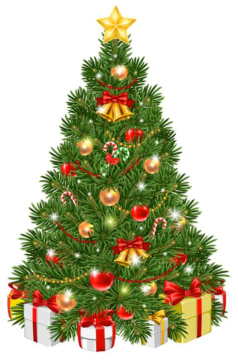 Things you didn t know about christmas. Decorated Christmas Tree Transparent PNG Clip Art Image ...