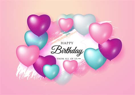 Happy Birthday Celebration Typography Design For Greeting Card 690914