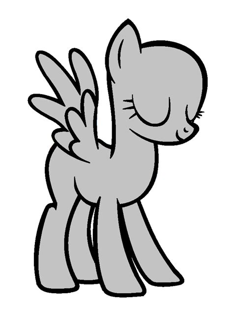 My Little Pony Pegasus Base Mlp Base Pegasus By Talinthekiller On