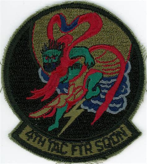 4th Tactical Fighter Squadron Subdued Flightline Insignia