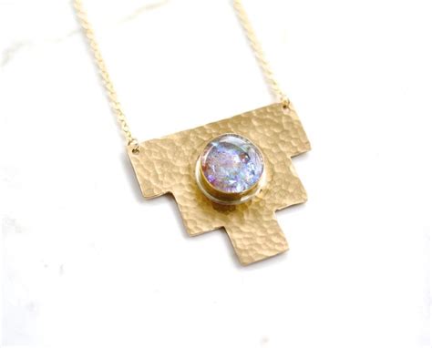 Opal Amulet Pendant Pendant Opal Necklace Amulet