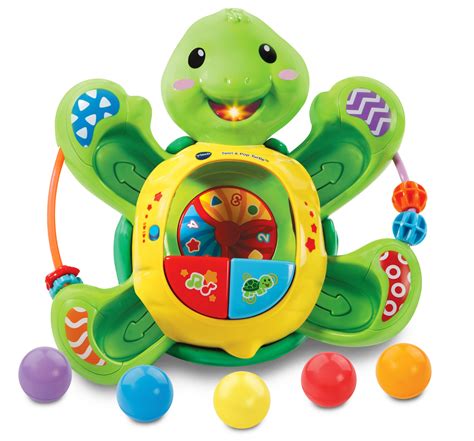 Vtech Pop A Balls Twirl And Pop Turtle Cute Toy For Baby And Toddlers