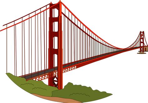 Golden Gate Bridge Png Free Logo Image