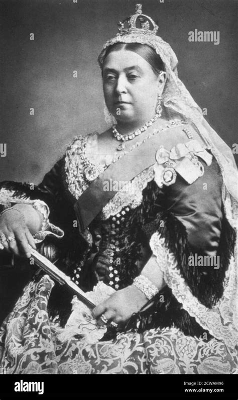 1887 Golden Jubilee Queen Victoria High Resolution Stock Photography
