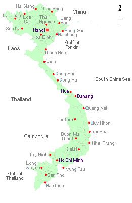 Map Vietnam 