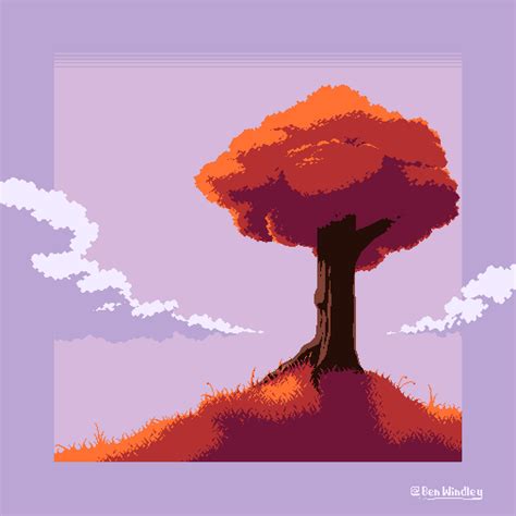 An Autumn Breeze Pixelart