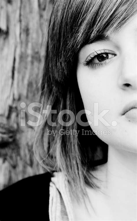 Half Face Portrait Stock Photo Royalty Free Freeimages